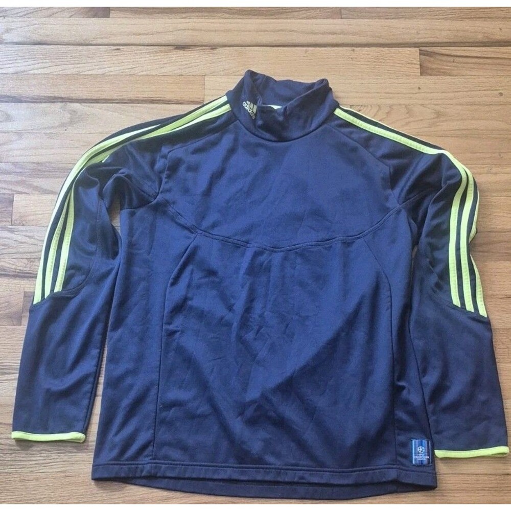 Adidas Champions League Soccer Track Jacket Mock Neck Sweatshirt 2011 Mens M